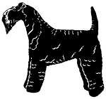 Kerry Blue Terrier Decal Sticker